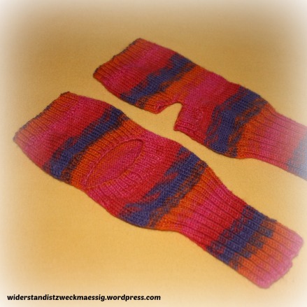 einfacher als "richtige" Socken zu stricken